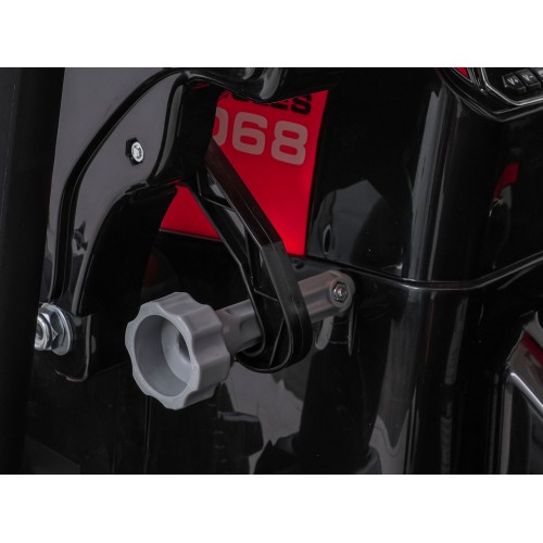 MEGA D68 Tahač S červeným přívěsem
