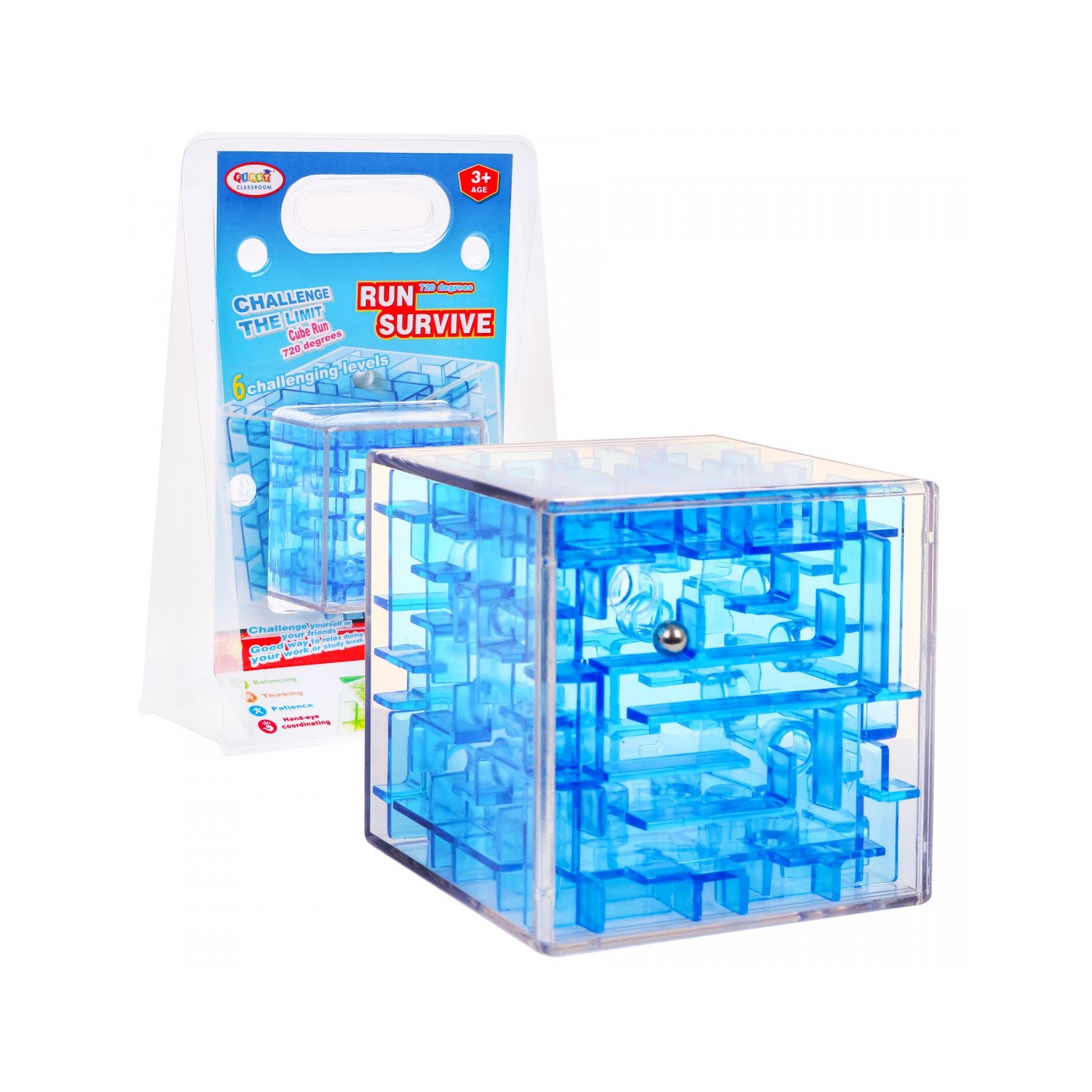 3D labyrintová kostka