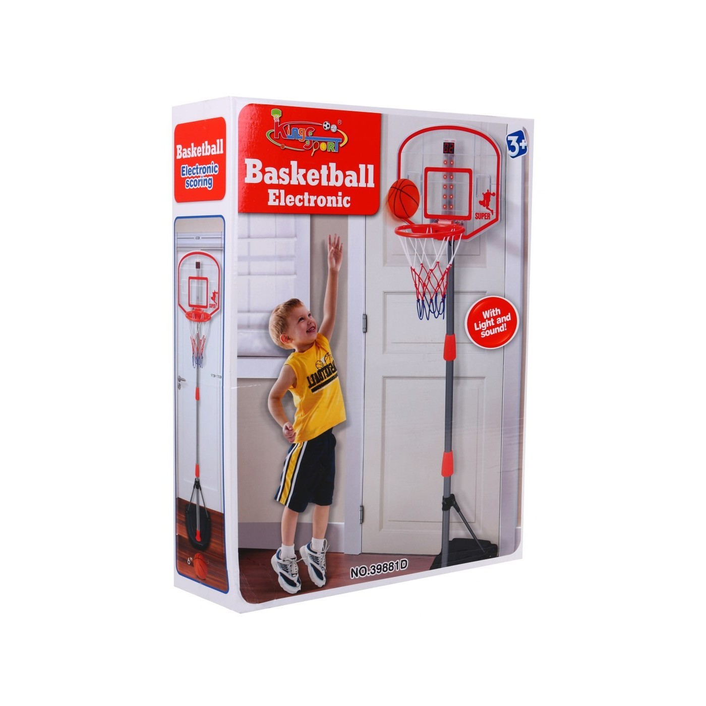 Basketbalový míč 170cm Elektronické počítadlo bodů