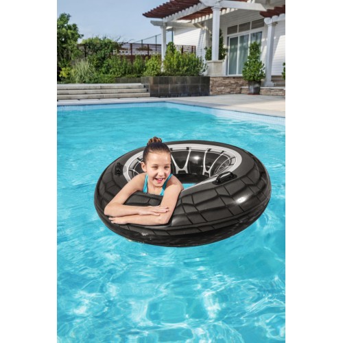 Nafukovací plavecké kolo BESTWAY Tire 119cm Vinyl + rukojeti