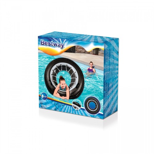 Nafukovací plavecké kolo BESTWAY Tire 119cm Vinyl + rukojeti