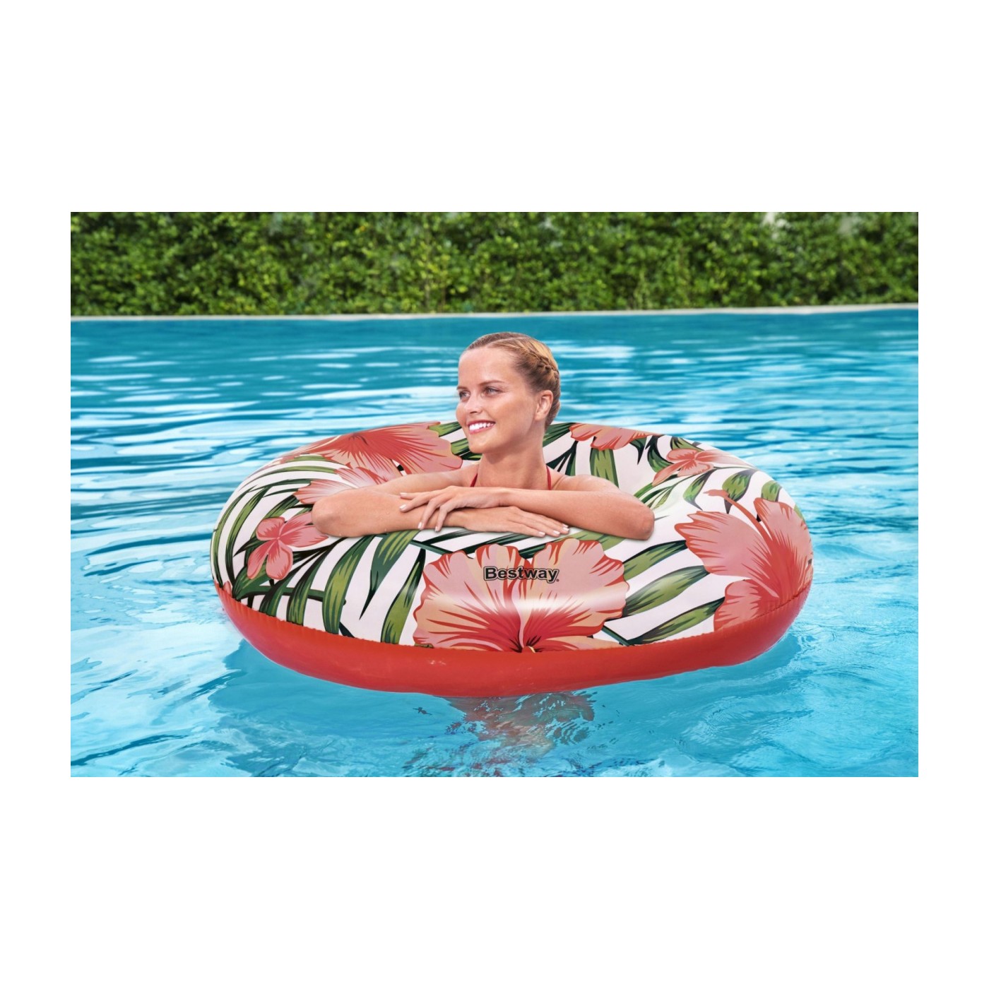 Kolo TROPICAL PALMS Palmové listy Bílé BESTWAY