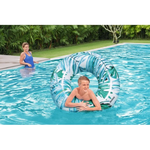 BESTWAY TROPICAL PALMS Wheel Fox Palmové listy modré