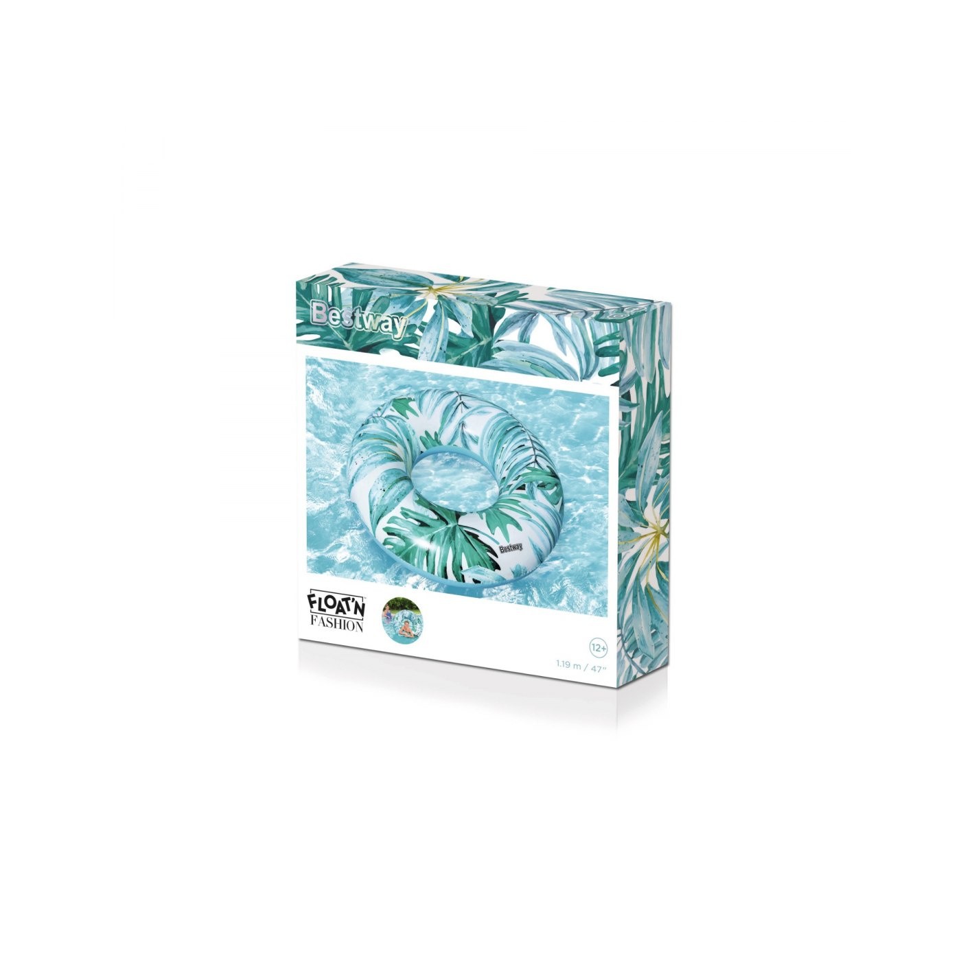 BESTWAY TROPICAL PALMS Wheel Fox Palmové listy modré