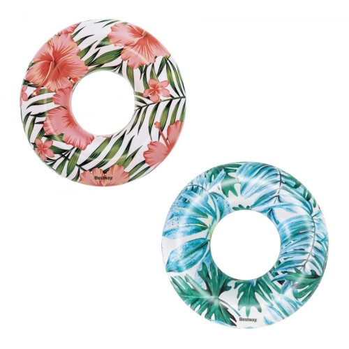 BESTWAY TROPICAL PALMS Wheel Fox Palmové listy modré