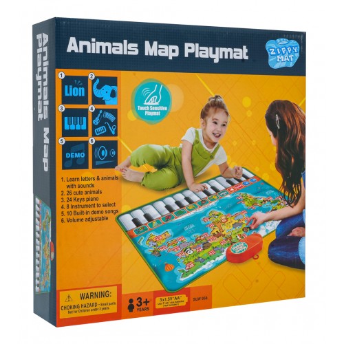Hudební podložka Animal World Keyboard