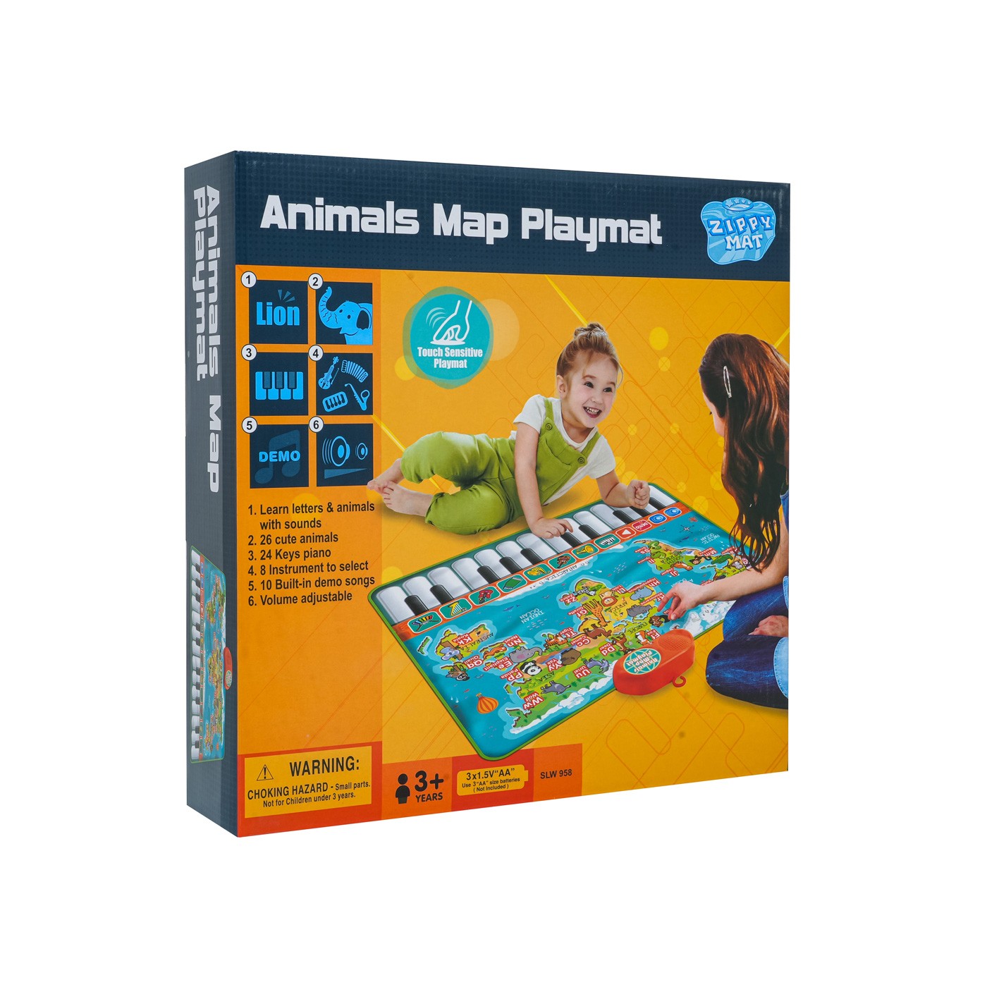 Hudební podložka Animal World Keyboard