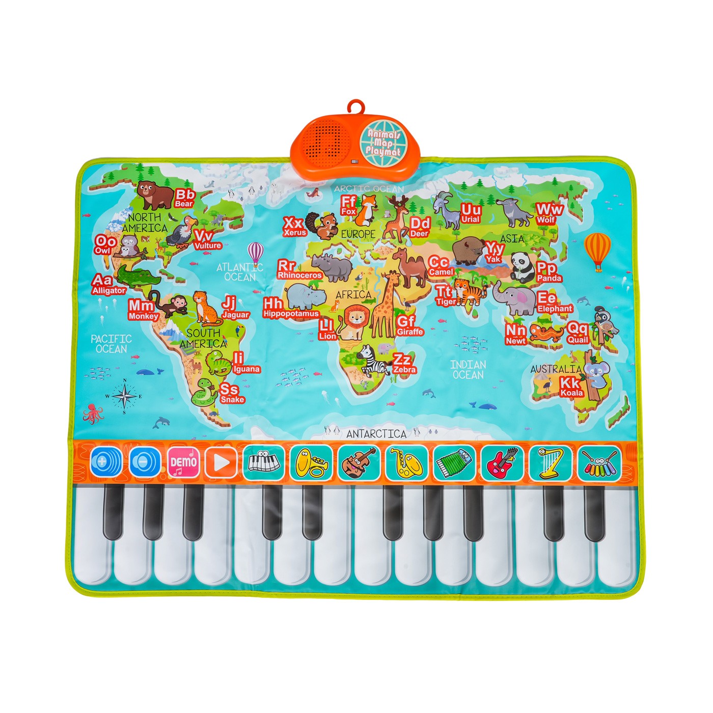 Hudební podložka Animal World Keyboard