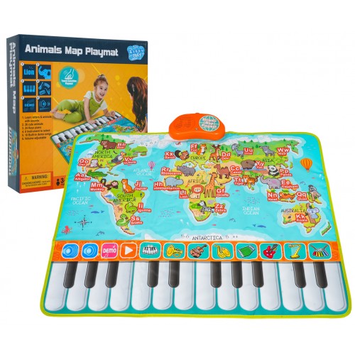 Hudební podložka Animal World Keyboard