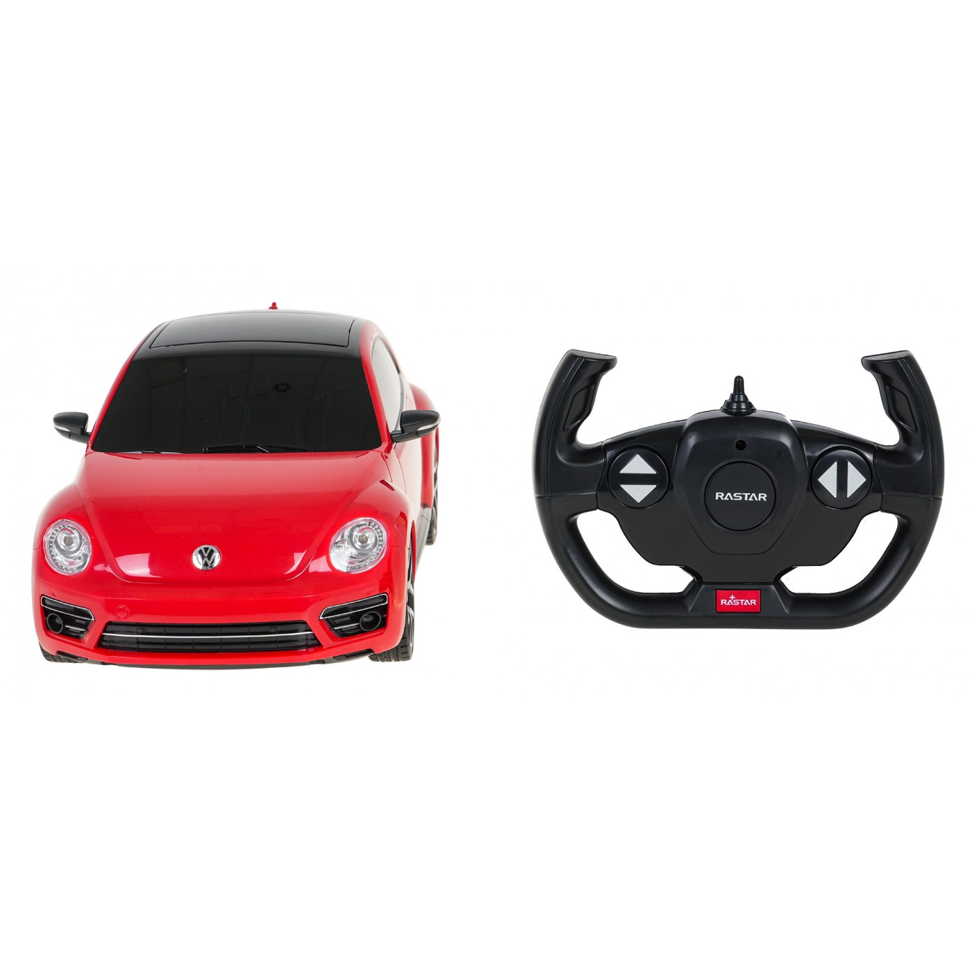R/C Volkswagen Beetle auto 1:14 RASTAR Red