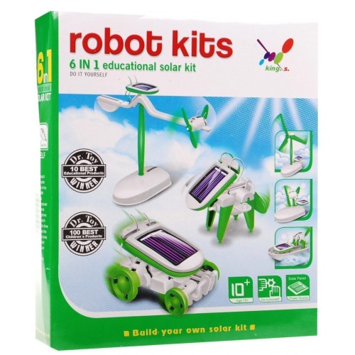 Kreativní solární robot KITS 6w1 (XB490)