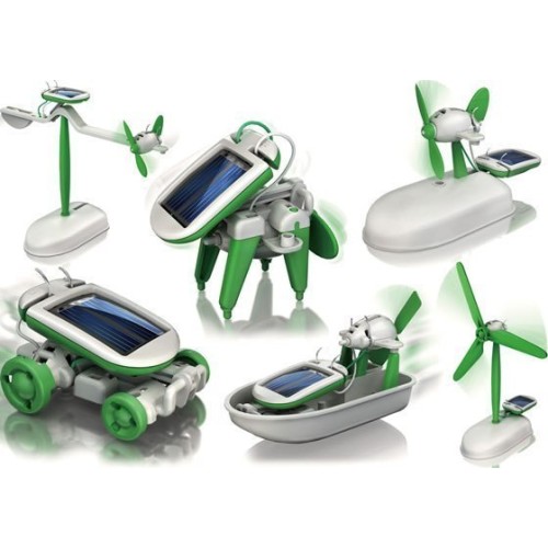 Kreativní solární robot KITS 6w1 (XB490)
