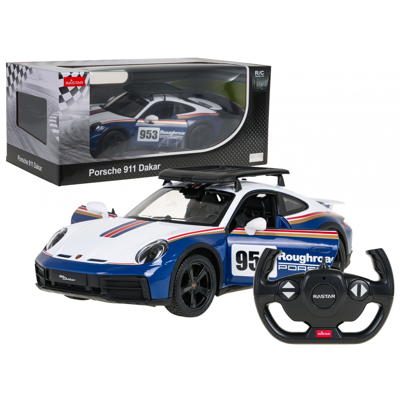 R/C 1:14 Porsche 911 Dakar Performance RASTAR vůz