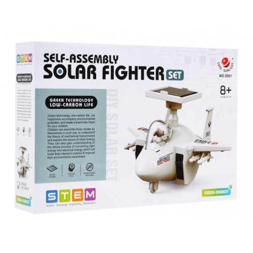 Solární robot Lov pro děti 8+ skládací hračka pro kutily + motor + solární panel