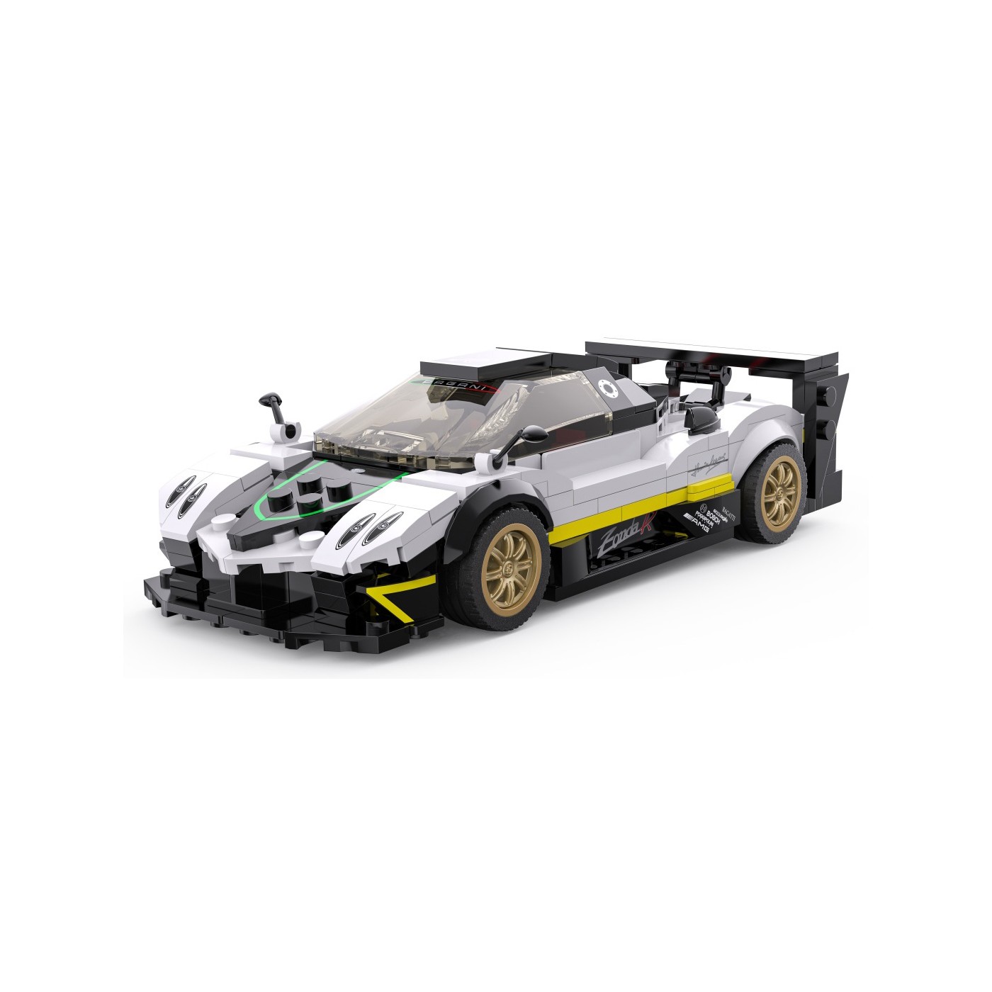Auto 1:28 Pagani Zonda R Blocks White RASTAR
