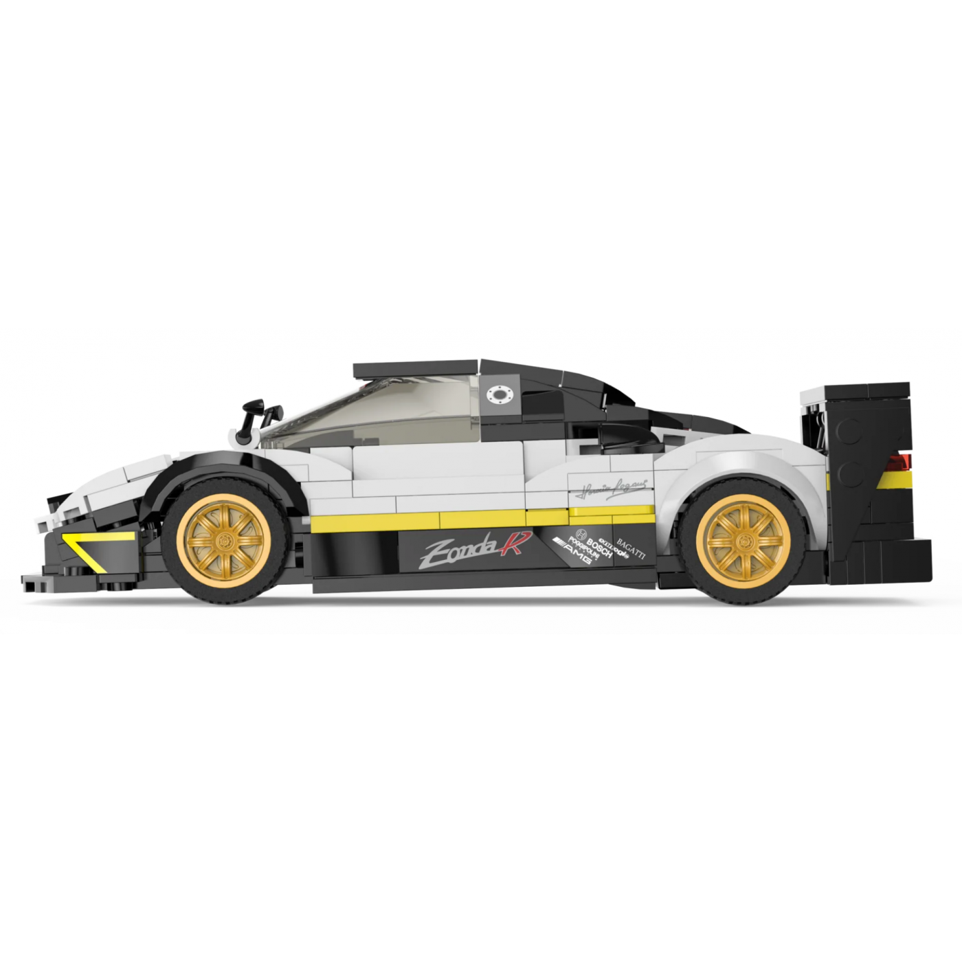 Auto 1:28 Pagani Zonda R Blocks White RASTAR