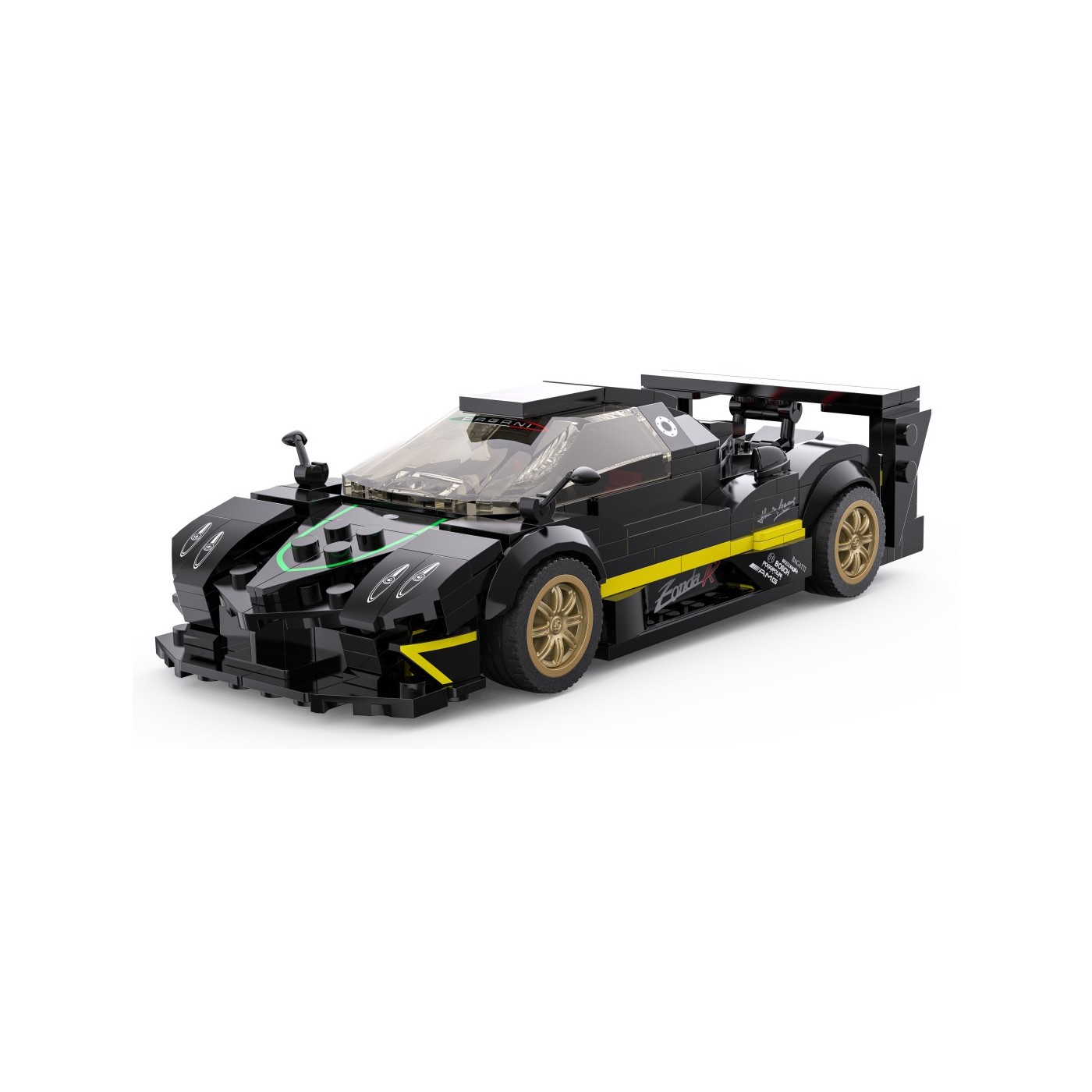 Auto 1:28 Pagani Zonda R Blocks Black RASTAR