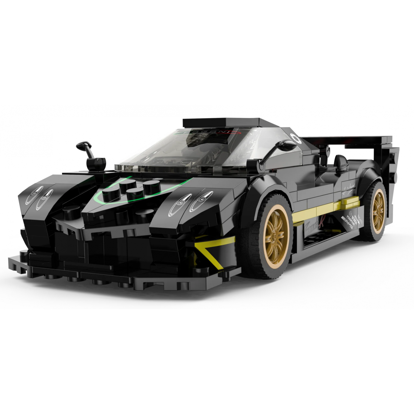 Auto 1:28 Pagani Zonda R Blocks Black RASTAR