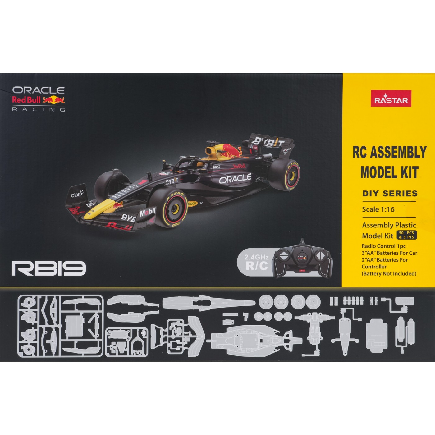 R/C 1:8 Red Bull F1 RB19 Blocks 2464 kusů. RASTAR