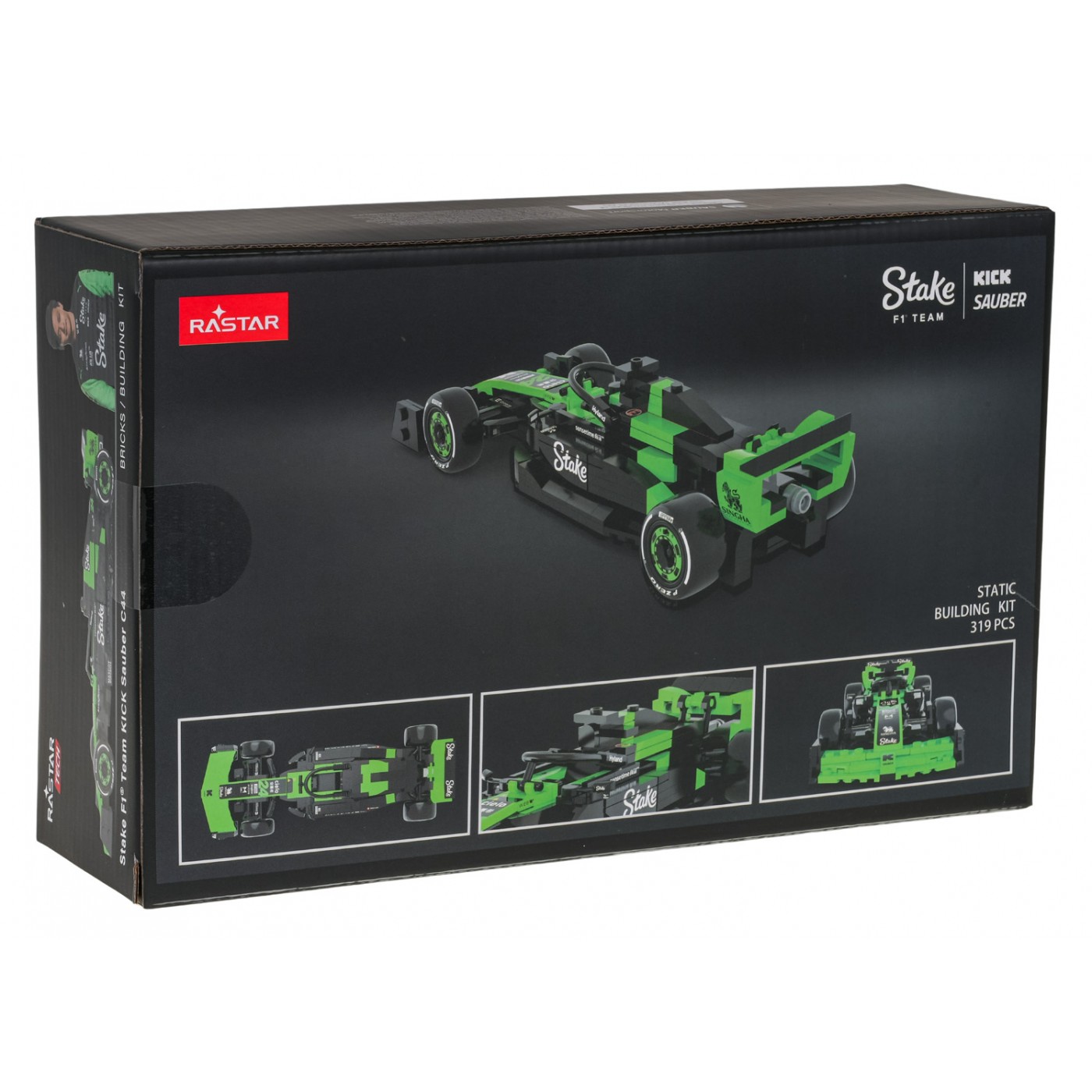 Bolide 1:24 Sázka F1 Team KICK Sauber C44 Cihly Zelená RASTAR