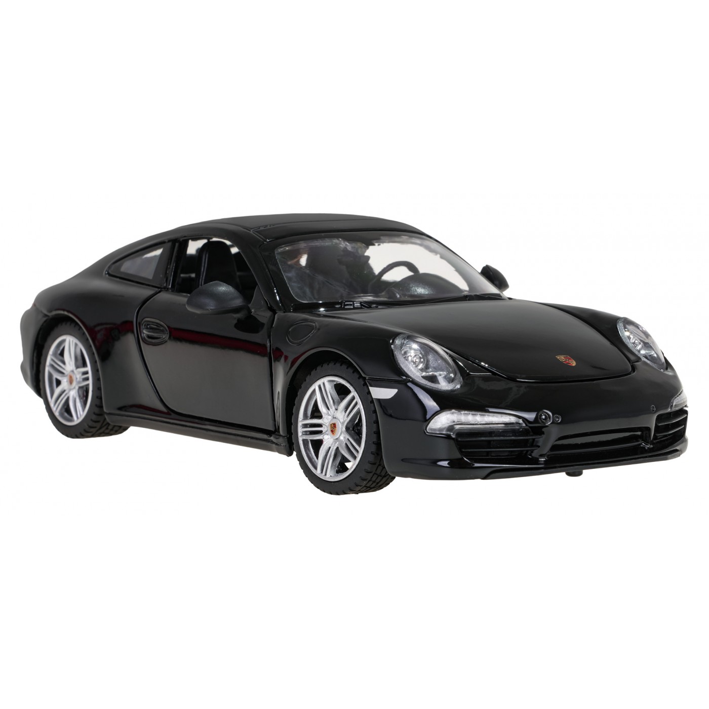 Kovové auto 1:24 Porsche 911 Black RASTAR