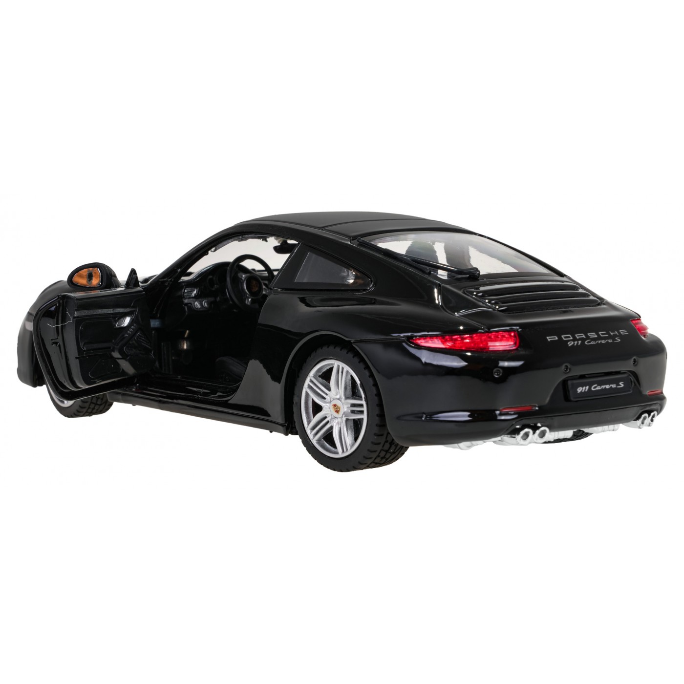 Kovové auto 1:24 Porsche 911 Black RASTAR