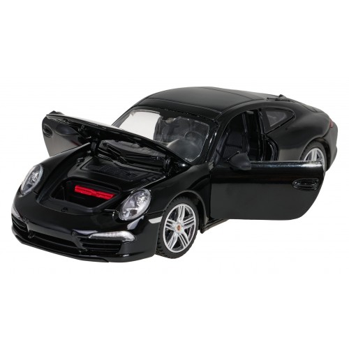 Kovové auto 1:24 Porsche 911 Black RASTAR