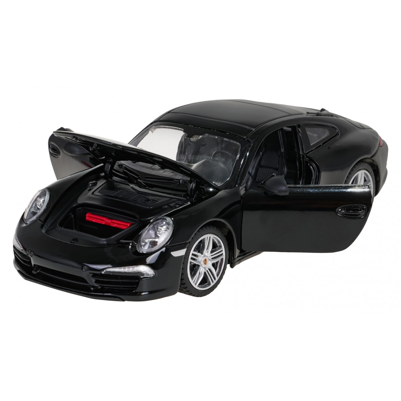 Kovové auto 1:24 Porsche 911 Black RASTAR