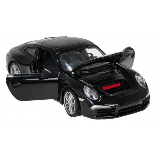 Kovové auto 1:24 Porsche 911 Black RASTAR