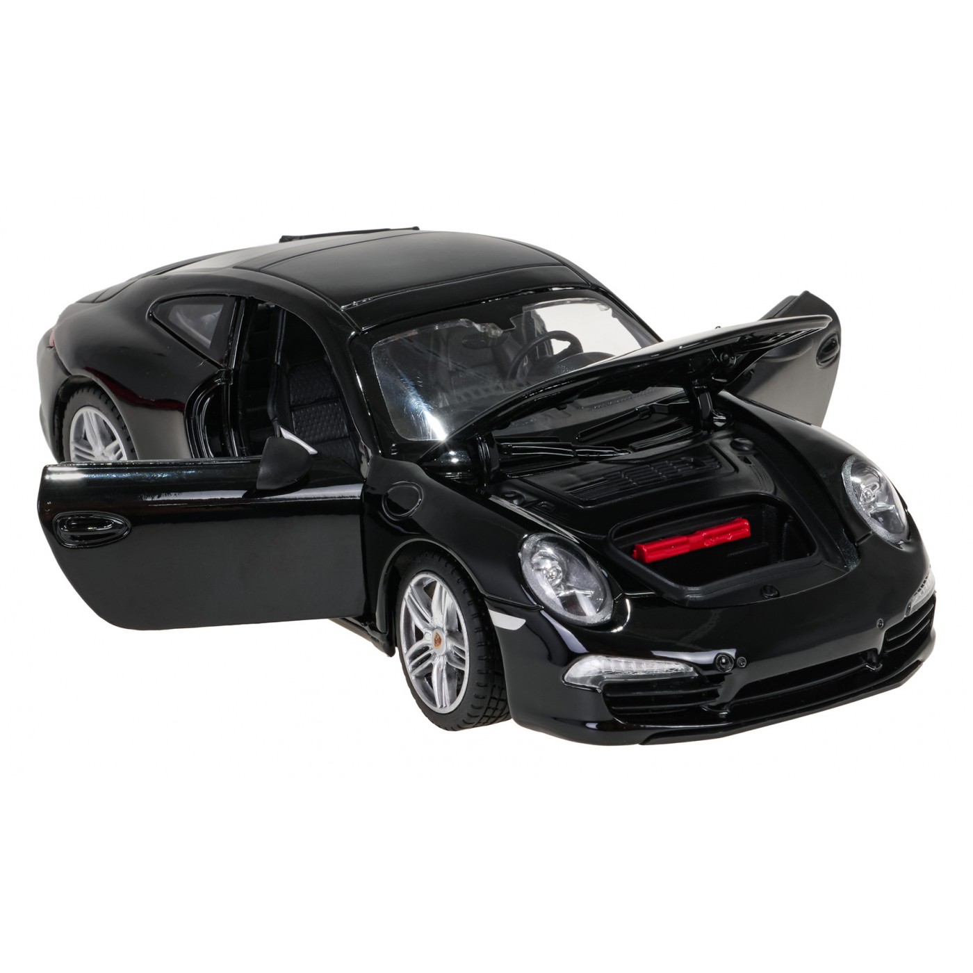 Kovové auto 1:24 Porsche 911 Black RASTAR