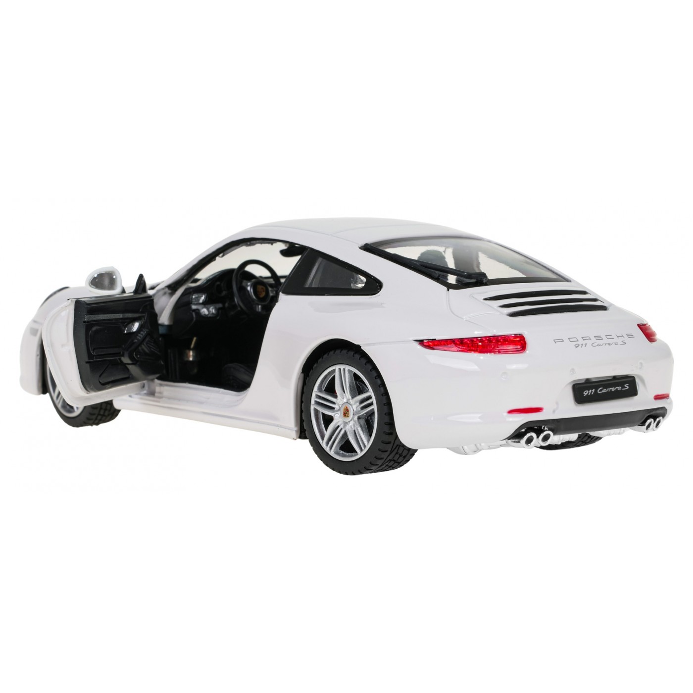 Kovové auto 1:24 Porsche 911 White RASTAR
