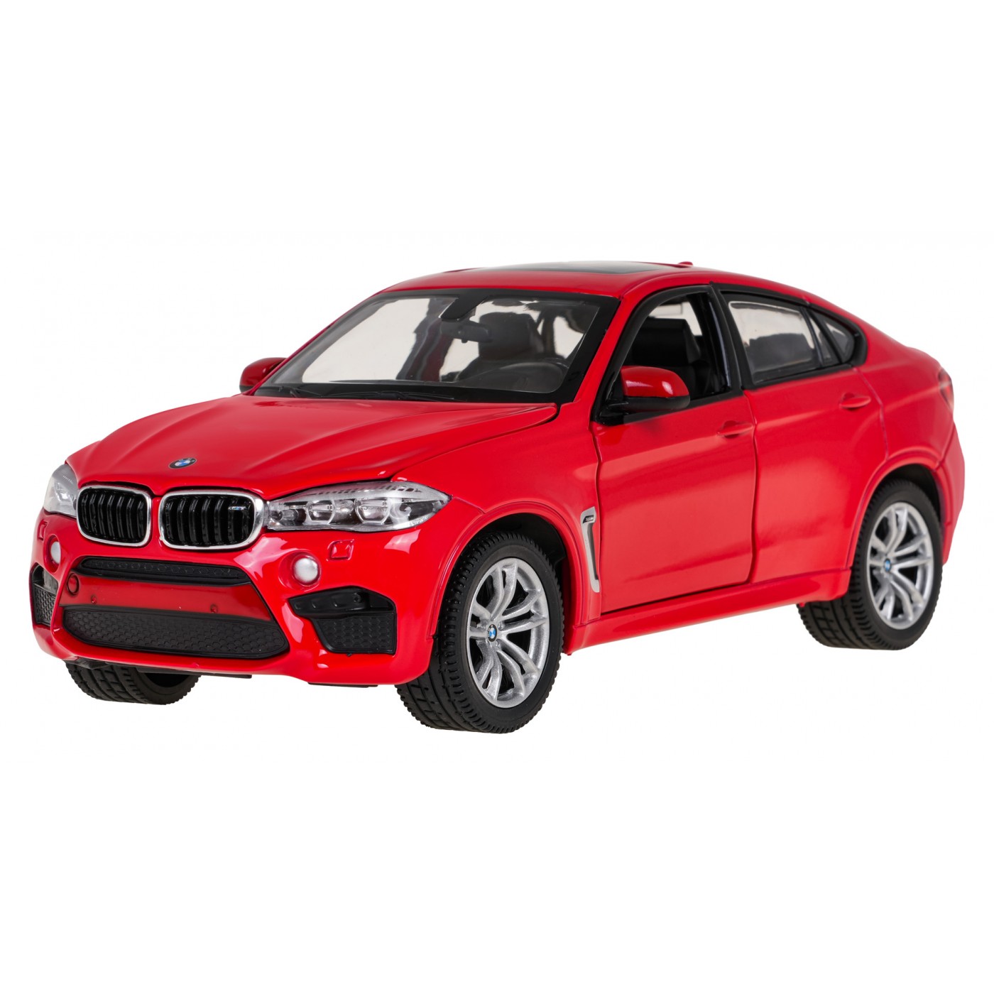 Kovové auto 1:24 BMW X6M Red RASTAR