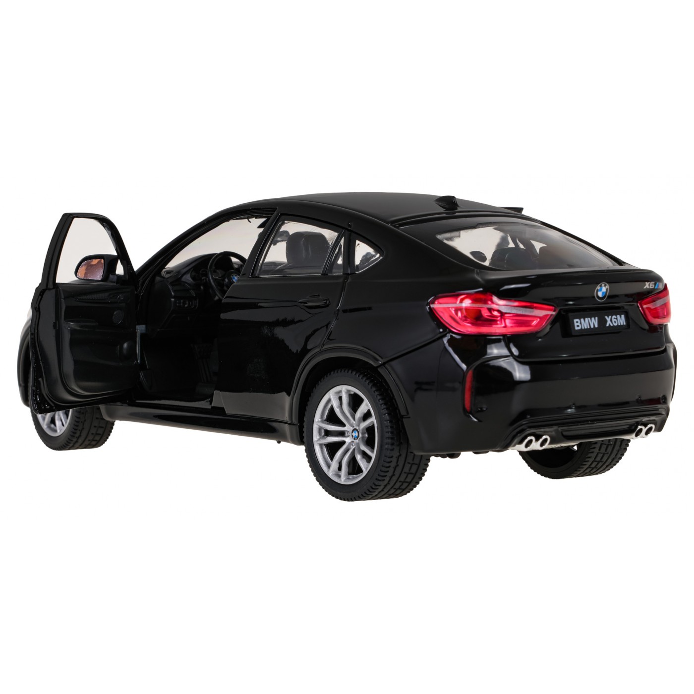 Kovové auto 1:24 BMW X6M Black RASTAR