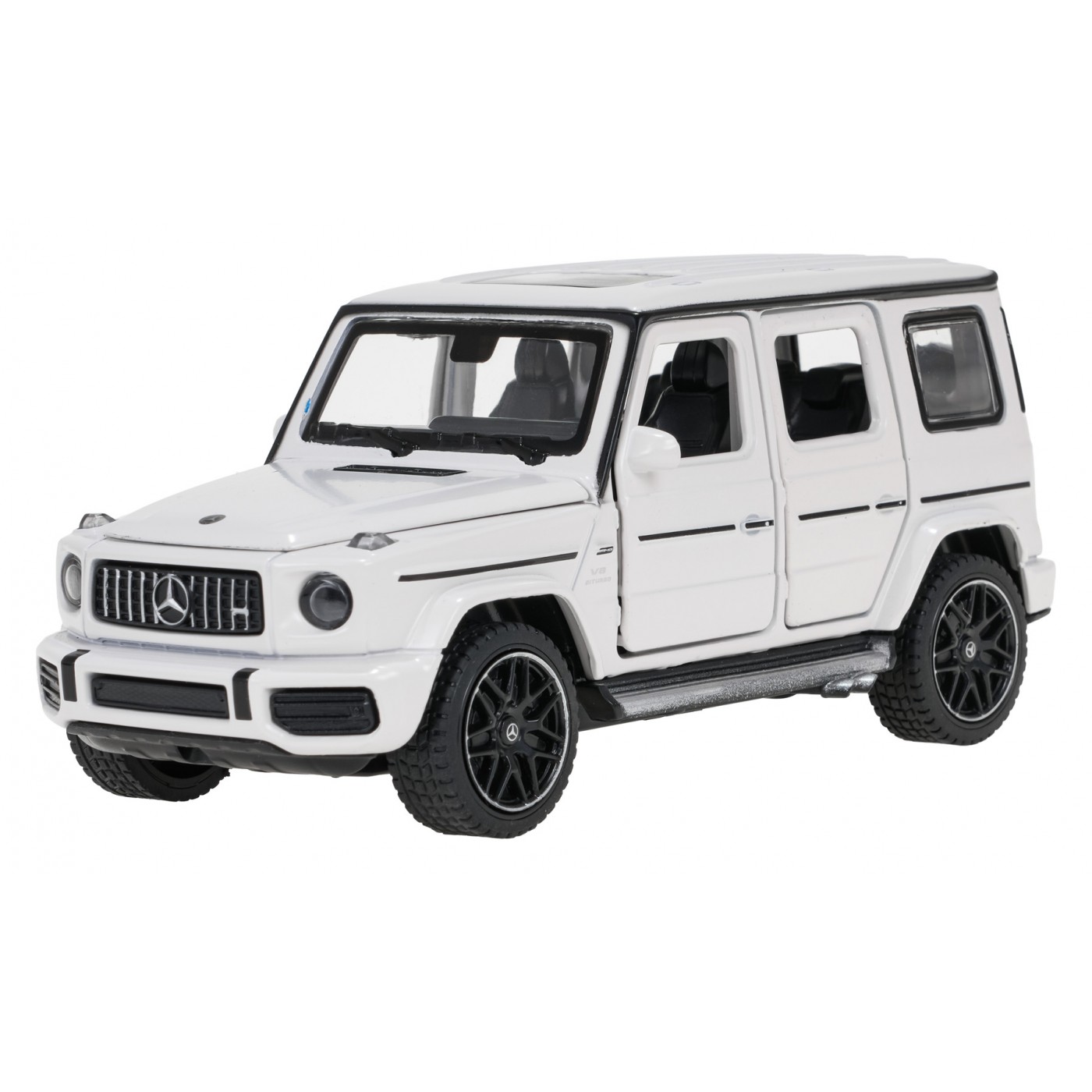Kovové auto 1/32 Mercedes-Benz AMG G63 se zvukem White RASTAR