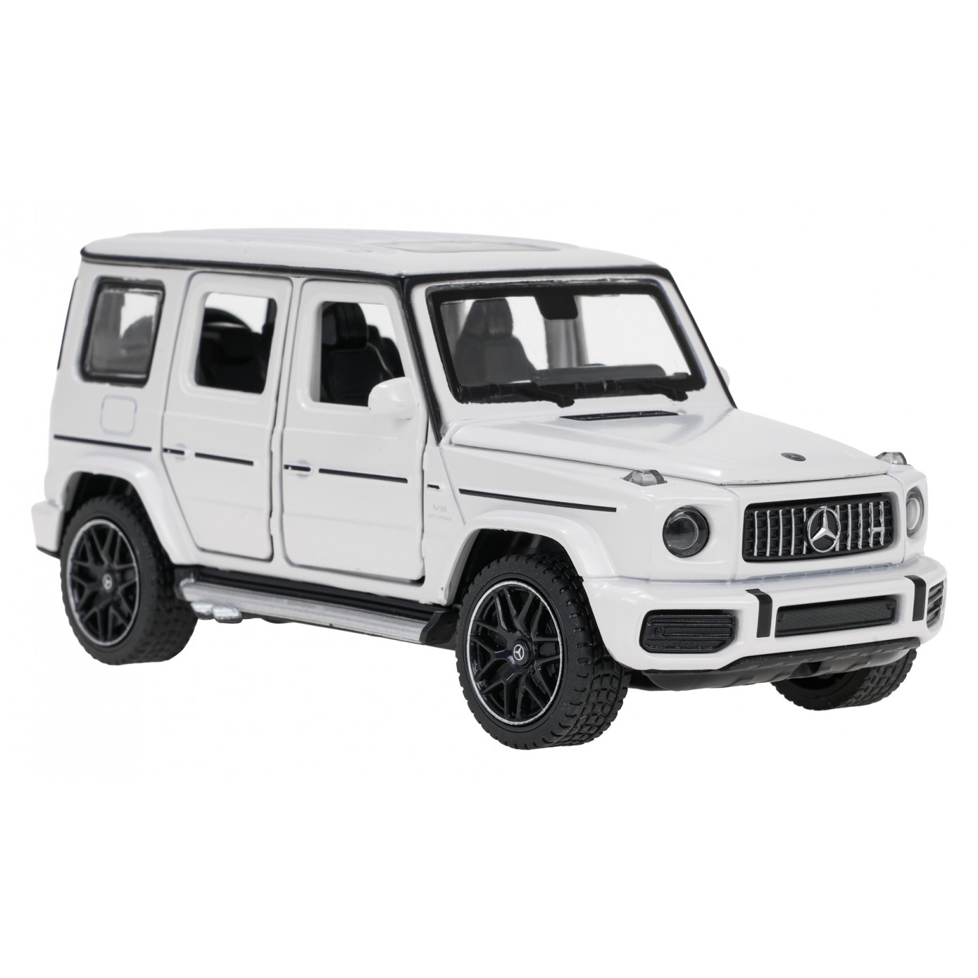 Kovové auto 1/32 Mercedes-Benz AMG G63 se zvukem White RASTAR