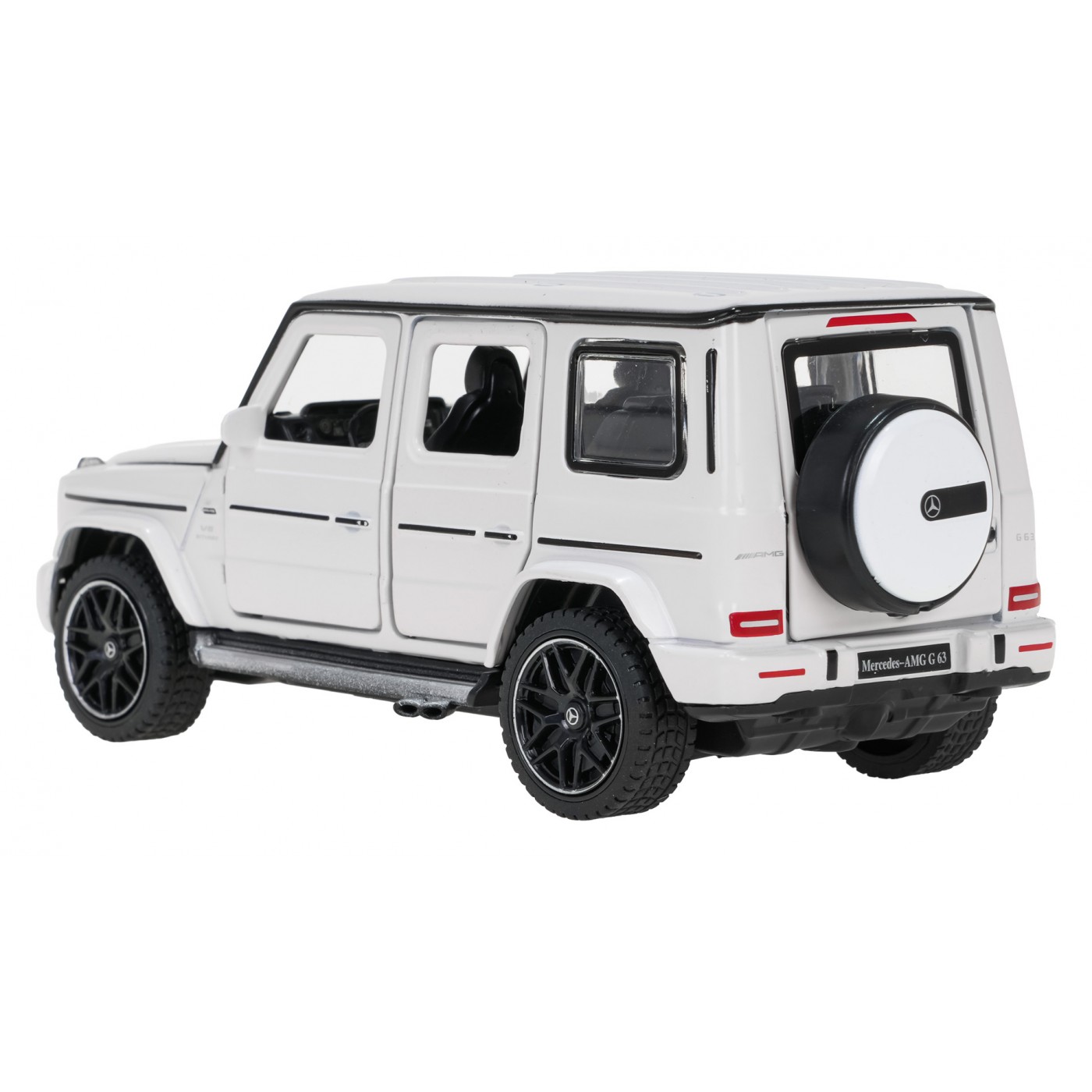 Kovové auto 1/32 Mercedes-Benz AMG G63 se zvukem White RASTAR