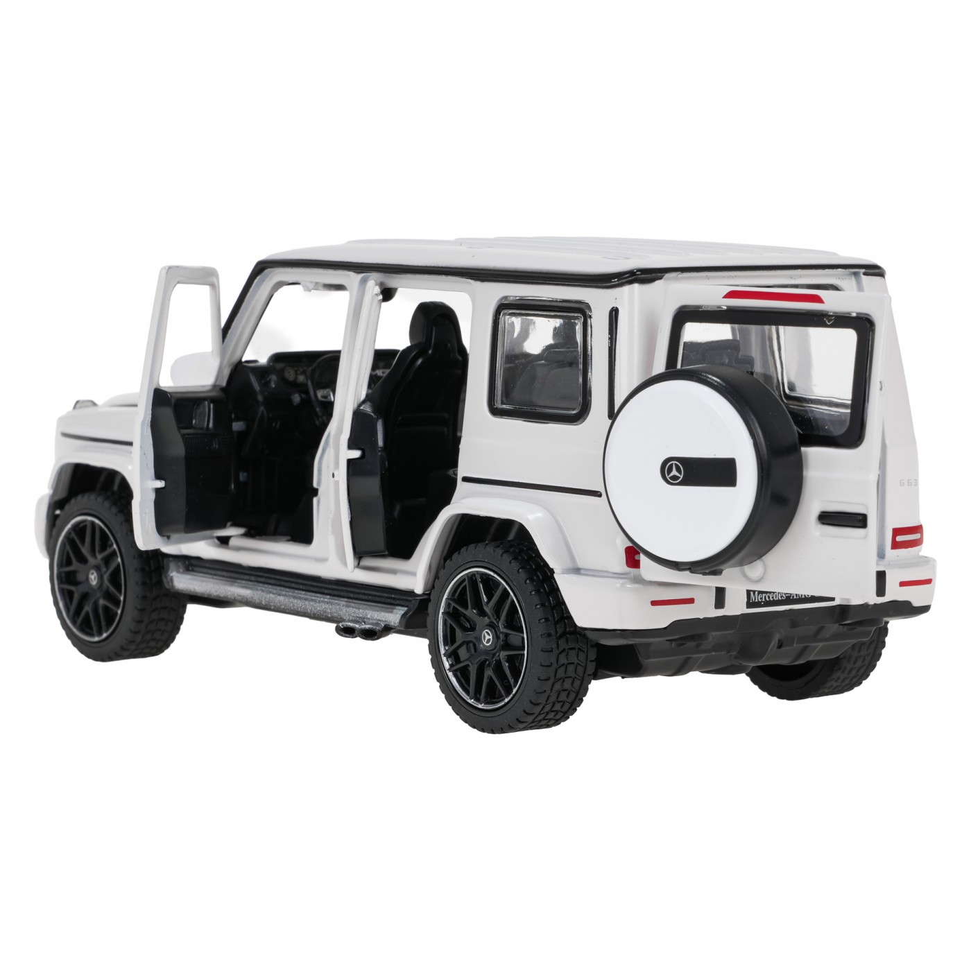 Kovové auto 1/32 Mercedes-Benz AMG G63 se zvukem White RASTAR