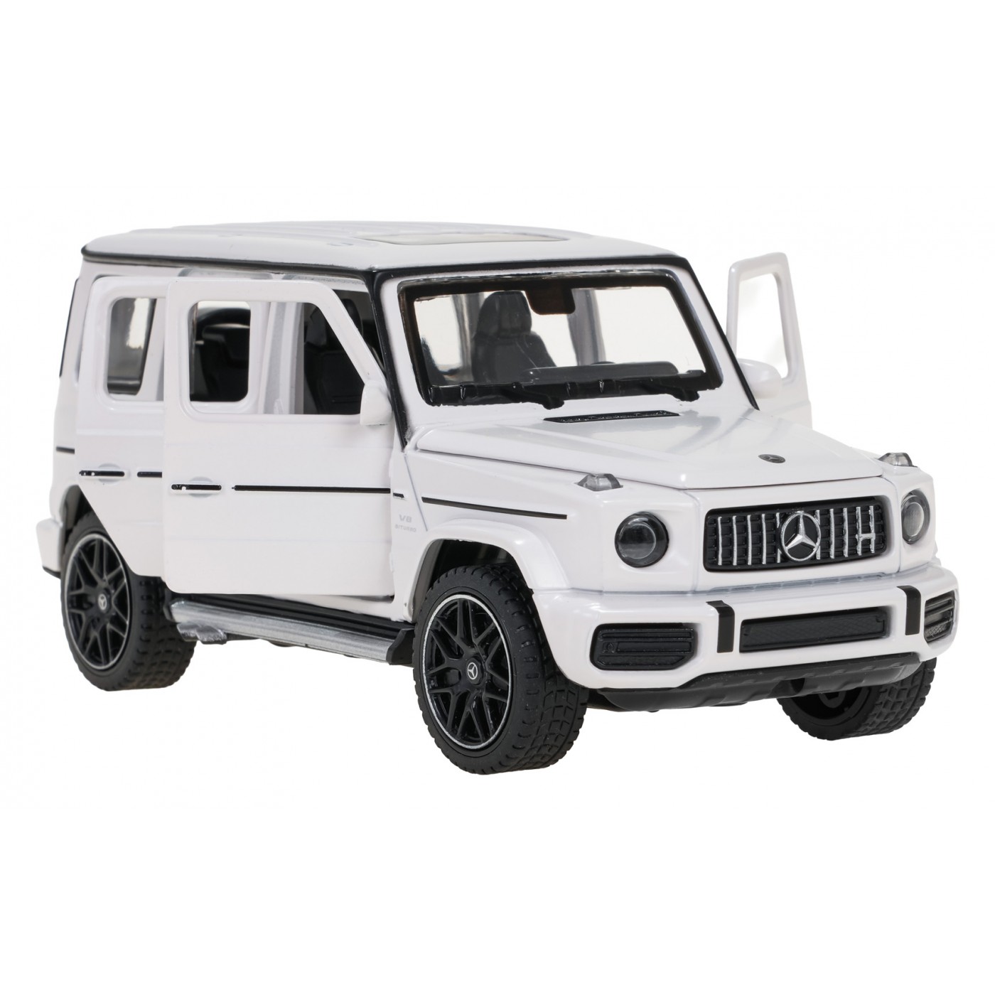 Kovové auto 1/32 Mercedes-Benz AMG G63 se zvukem White RASTAR