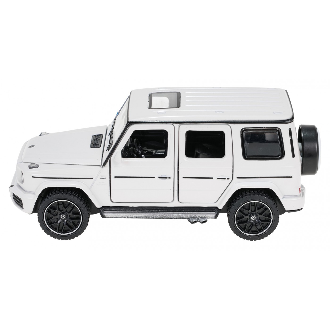 Kovové auto 1/32 Mercedes-Benz AMG G63 se zvukem White RASTAR