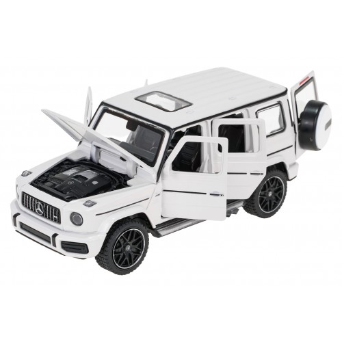 Kovové auto 1/32 Mercedes-Benz AMG G63 se zvukem White RASTAR
