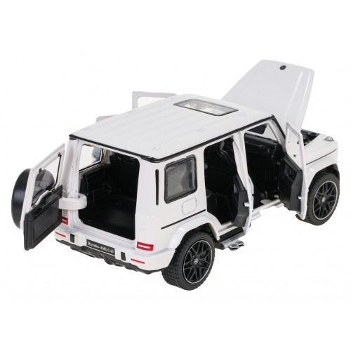 Kovové auto 1/32 Mercedes-Benz AMG G63 se zvukem White RASTAR