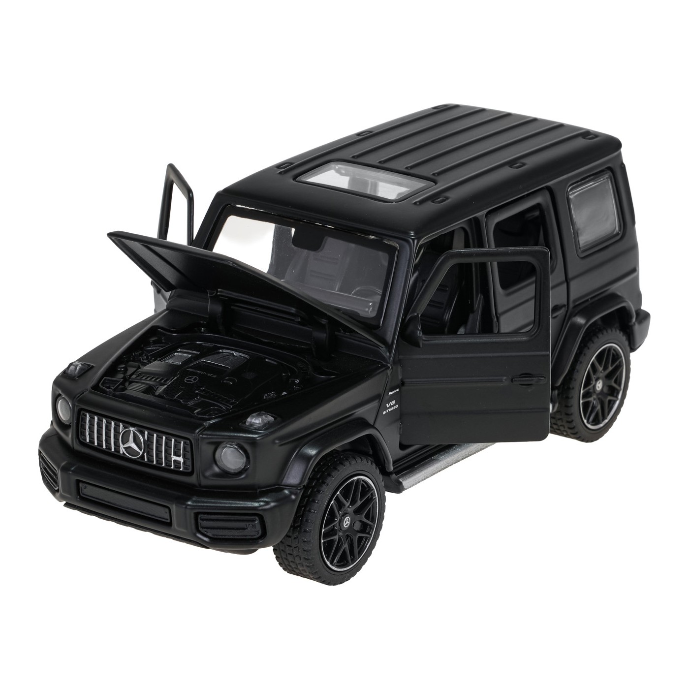 Kovové auto 1/32 Mercedes-Benz AMG G63 se zvukem Black RASTAR