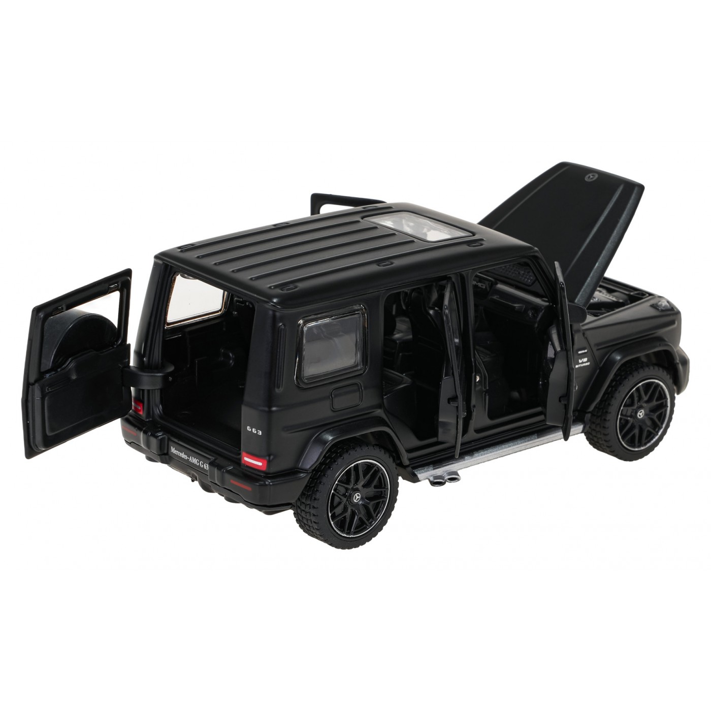 Kovové auto 1/32 Mercedes-Benz AMG G63 se zvukem Black RASTAR