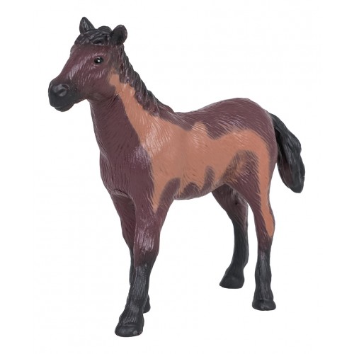 Sada figurek koní na hraní