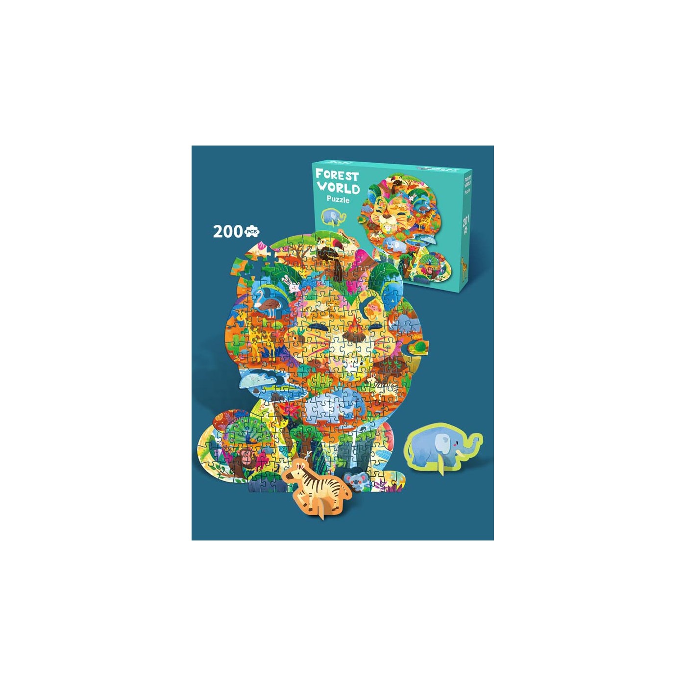 Sada puzzle 200ks. Safari