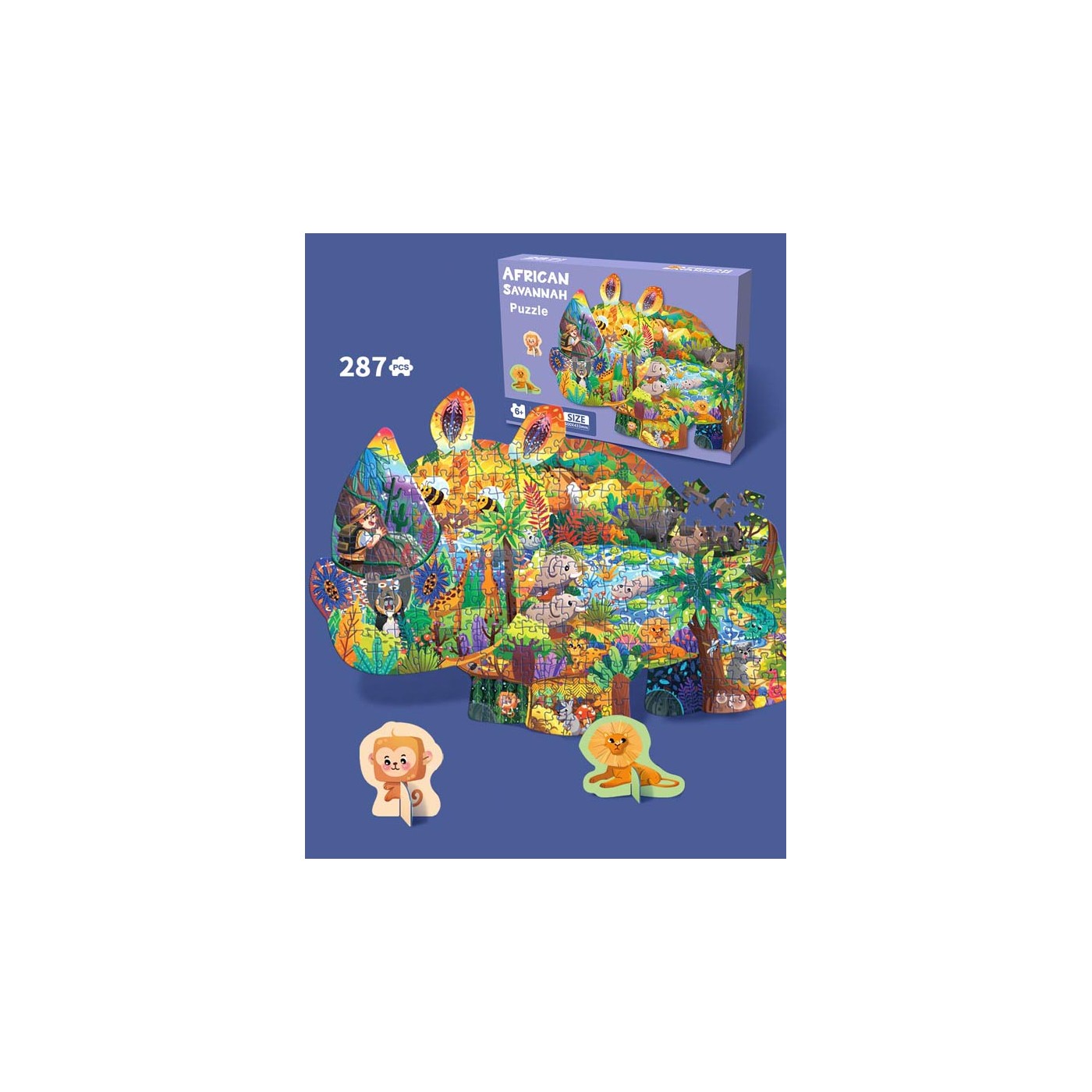 Sada puzzle 287ks. Safari