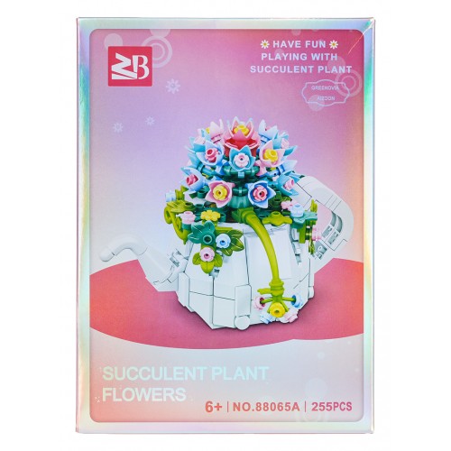 Sada květinových bloků 255 dílů.
