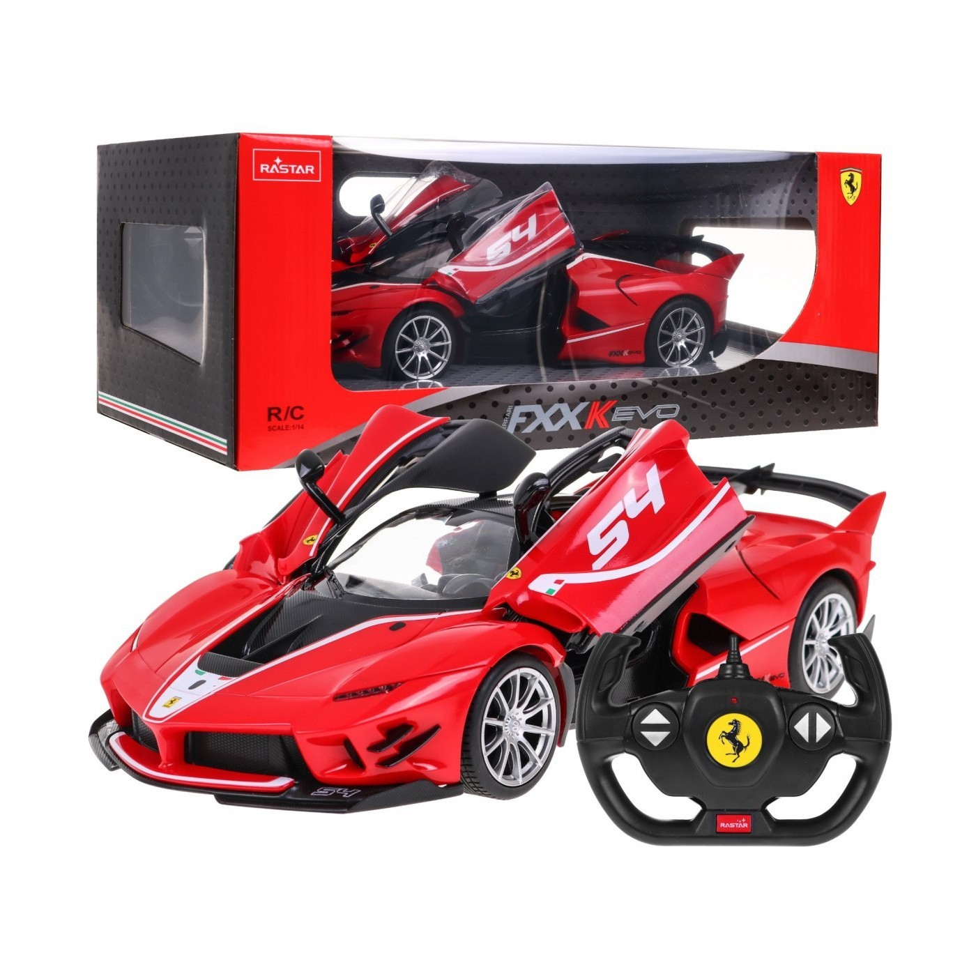 Ferrari FXX-K Evo RASTAR model 1:14 Dálkové ovládání auta + 2,4 GHz dálkové ovládání