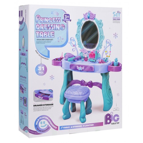Magic Princess toaletní stolek fialový