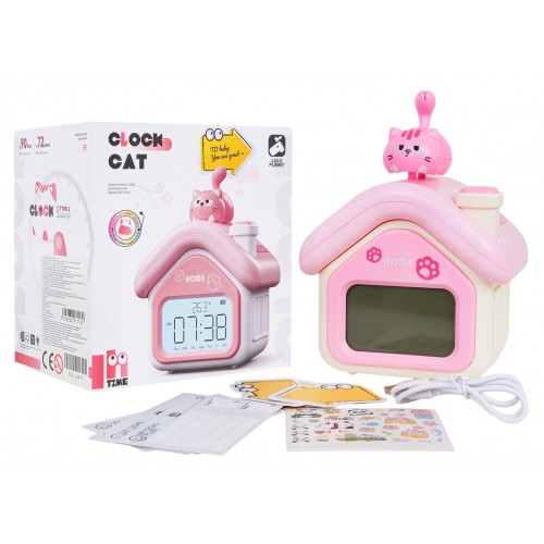 Budík Cat Watch